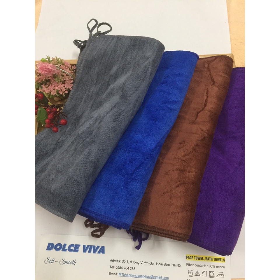 Khăn microfiber 30x30 có móc treo 2 mặt, làm nail, móng, lau tay, lau nhà bếp, khăn lau đa năng...êm, dày mềm, thấm nước