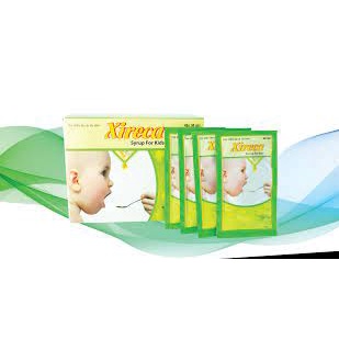 Siro giảm ho cho bé XIRECA hộp 30 gói