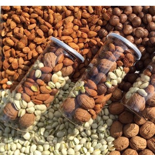 500gr Mix hạt dinh dưỡng còn vỏ (hạt điều, macca, hạnh nhân)