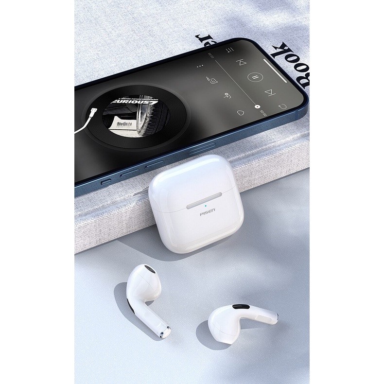 Tai nghe không dây PISEN True Wireless Buds Air (XY-BHD03 (Buds Air)) - Hàng chính hãng