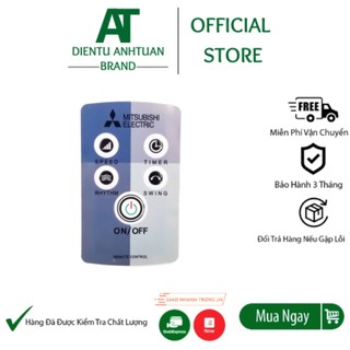 Điều khiển quạt Mitsubishi dùng cho quạt cây và treo tường