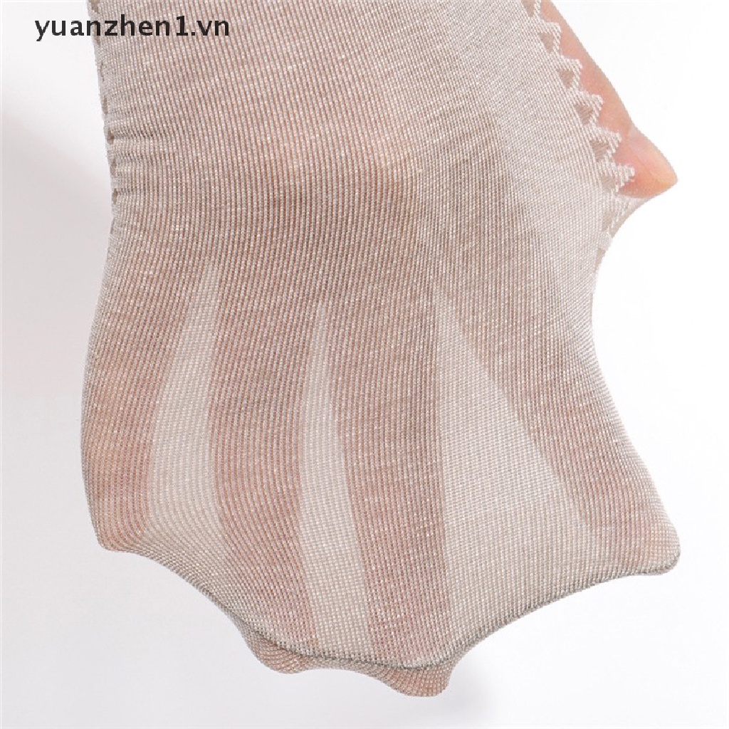 Set 5 Đôi Vớ Cotton Lụa Chống Trượt Thời Trang Cho Nữ