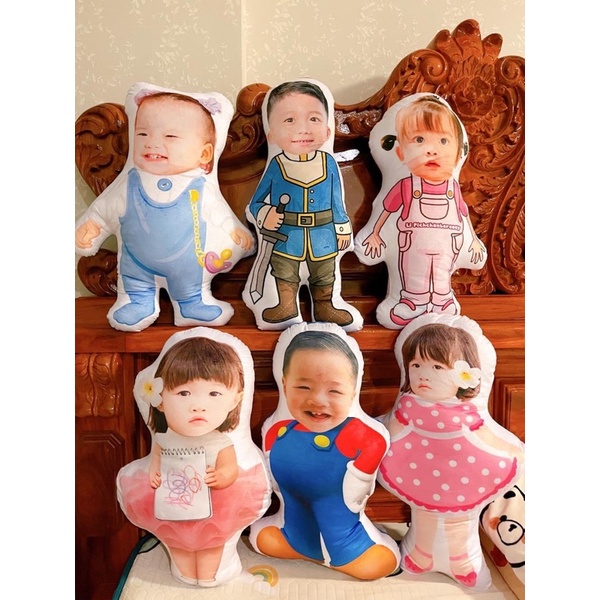 Gối ghép mặt quà tặng dễ thương