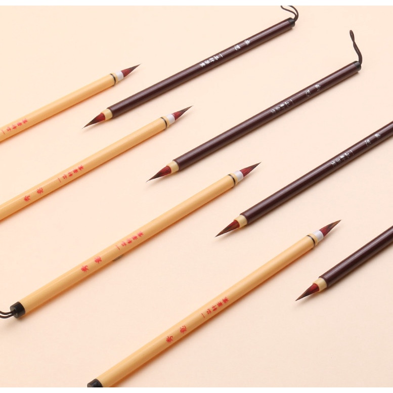 Cọ Trung viết thư pháp, vẽ tranh (Cọ lông thỏ)