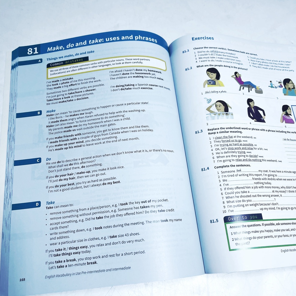 English vocabulary in use 4q - bộ nhập màu - tặng audio