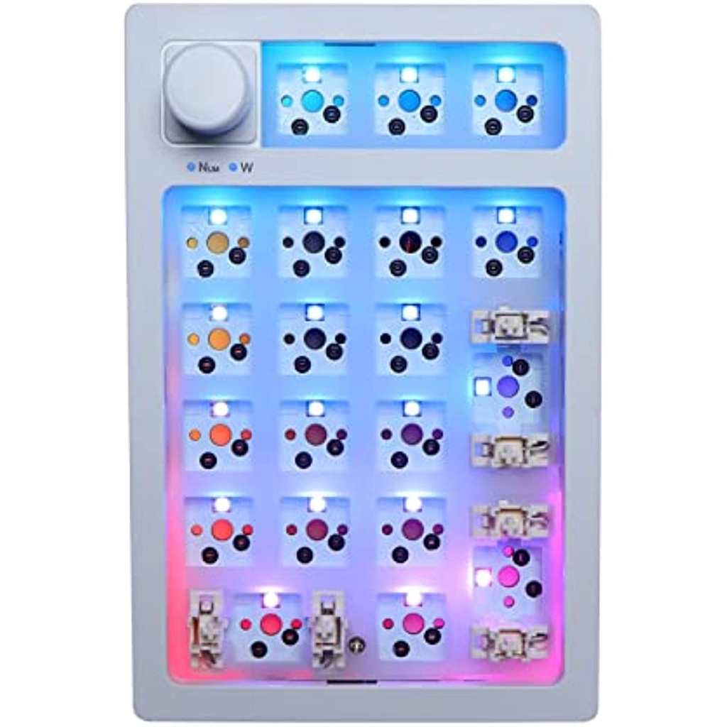 Bàn Phím Cơ Fer JJK21 20 Phím 1500mAh Bluetooth 5.0 / 2.4GHz / Núm Xoay Tương Thích Với 3 / 5Pi
