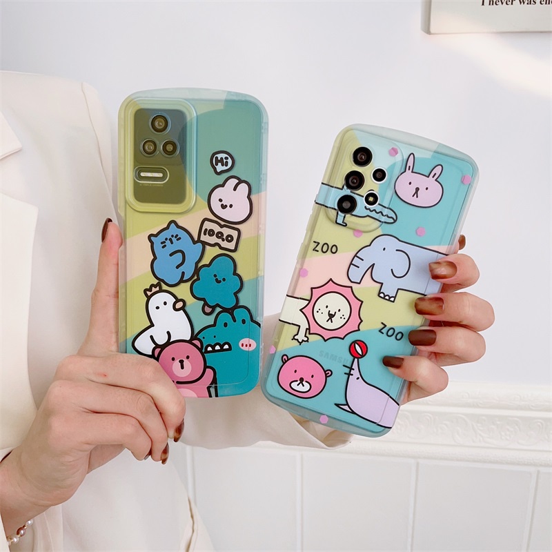 Ốp Điện Thoại Hình Oval Dễ Thương Cho Samsung Galaxy A73 A72 A53 A52 A33 M33 5G A23 A13 4G
