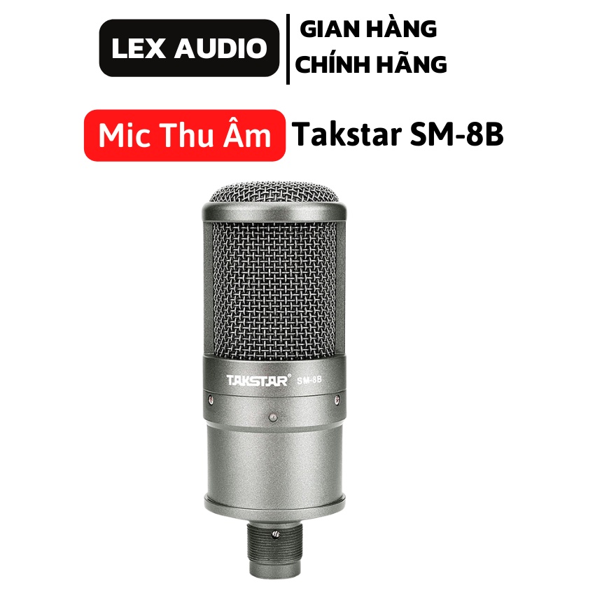 BỘ THU ÂM LIVESTREAM KARAOKE GIẢI TRÍ ONLINE TAKSTAR SM8B và SOUNDCARD K10 full phụ kiện