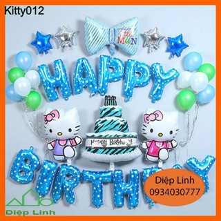 Sét Phụ Kiện Trang Trí Sinh Nhật Hello Kitty - Diêp Linh