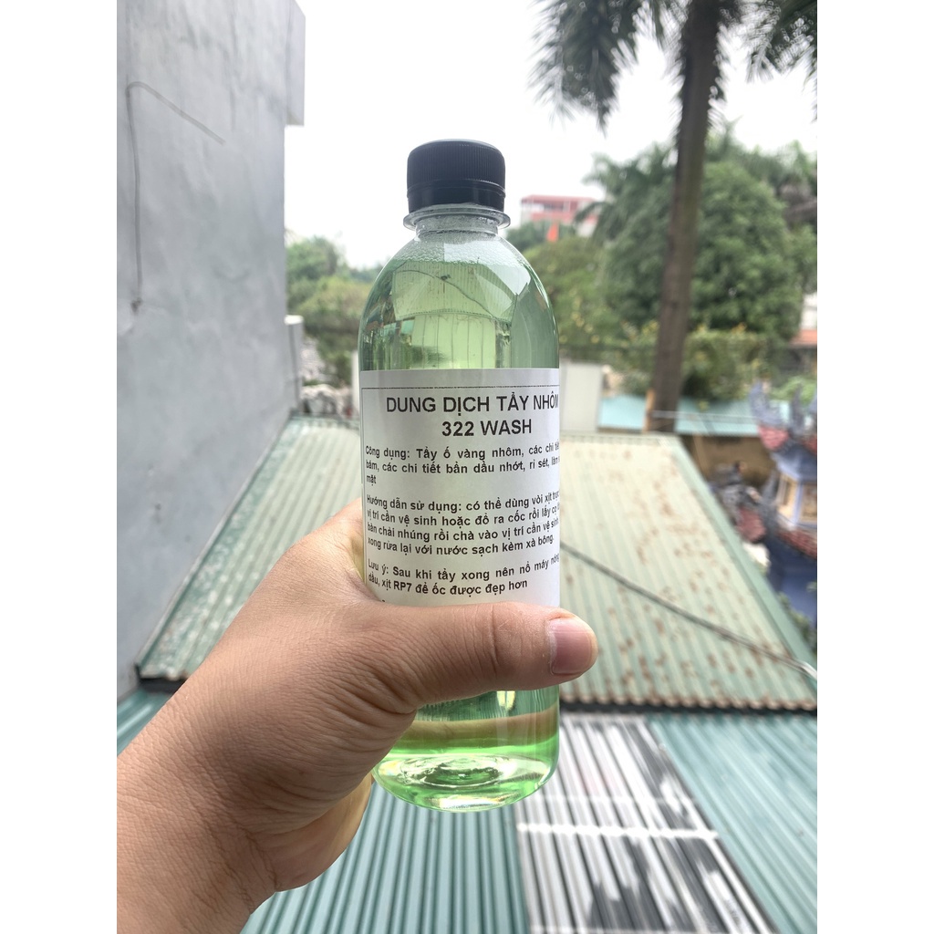 Dung dịch tẩy nhôm đầu bò lốc máy rỉ sét dầu nhớt làm sáng vệ sinh các chi tiết nhôm gang xe máy