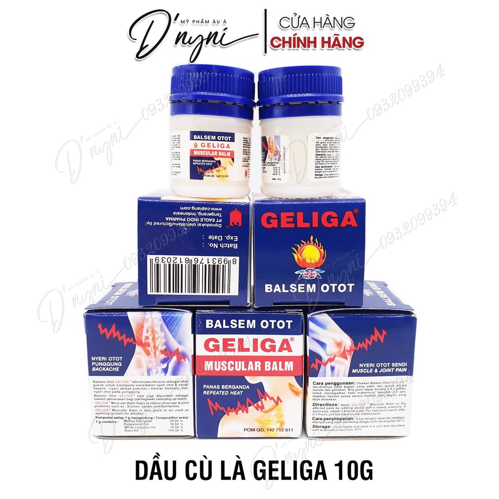 Dầu Cù Là Lửa GELIGA Indonesia