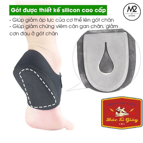 Vớ giảm đau gót  chân Plantar fasciitis Bảo vệ gót chân