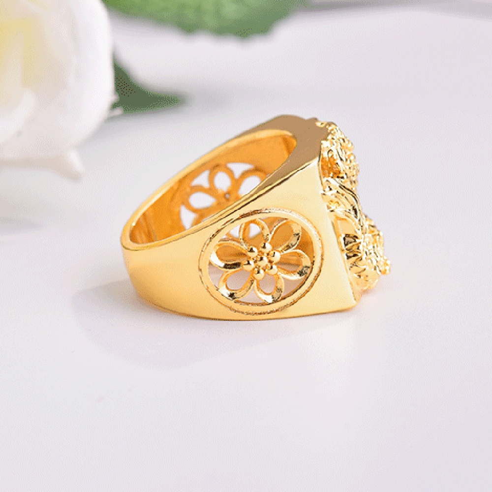 Nhẫn Thép Titan Đính Đá Hình Rồng Thời Trang HYJP21225