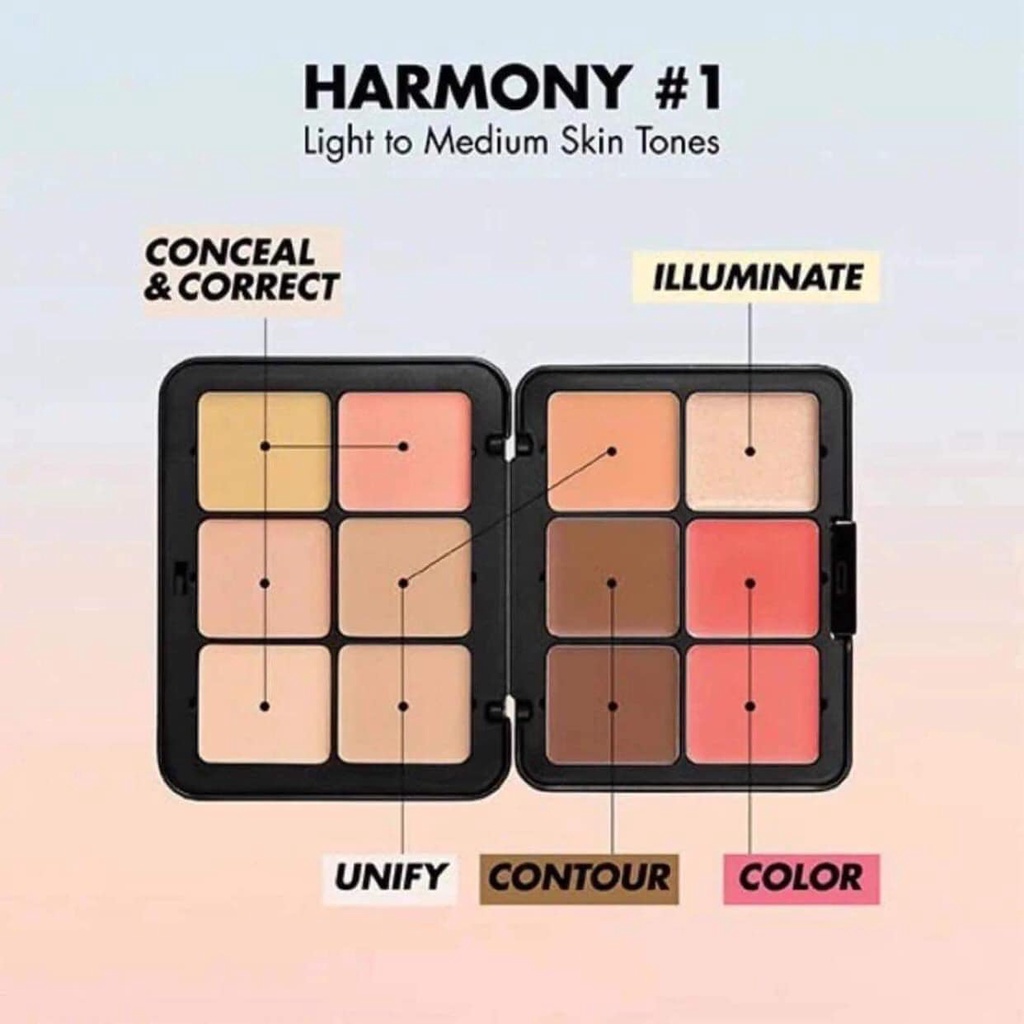 Bảng Má & Nền MUFE HD Skin 12ô