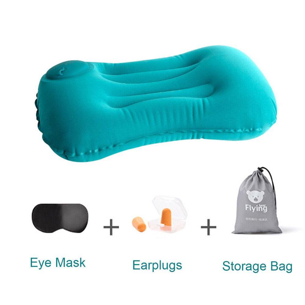 Gối Bơm Hơi Tựa Đầu Siêu Nhẹ Tiện Dụng Mang Theo Du Lịch / Leo Núi