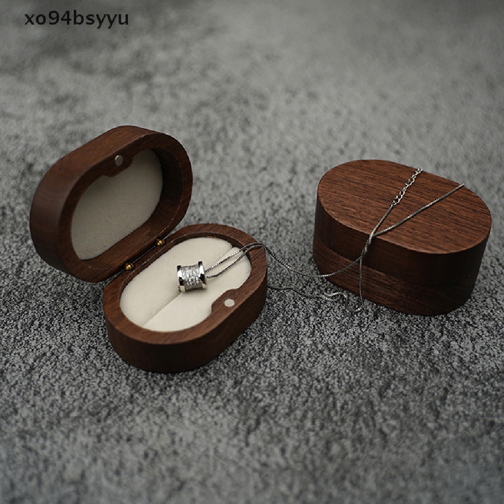 Hộp Đựng Nhẫn Cưới / Đính Hôn Xo94Bsyu Mộc Mạc