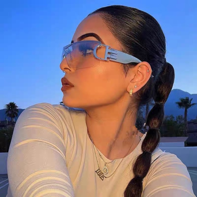 Kính Mát Gọng Kim Loại Thời Trang Cho Nam / Nữ