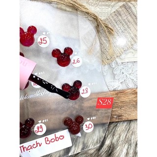 Sơn Gel Thạch Đỏ Bobo số 28