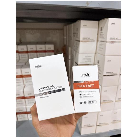 Viên Uống Giảm Cân Dành Cho Cơ Địa Lờn Thuốc Max Diet Genie Hàn Quốc 60 Viên.