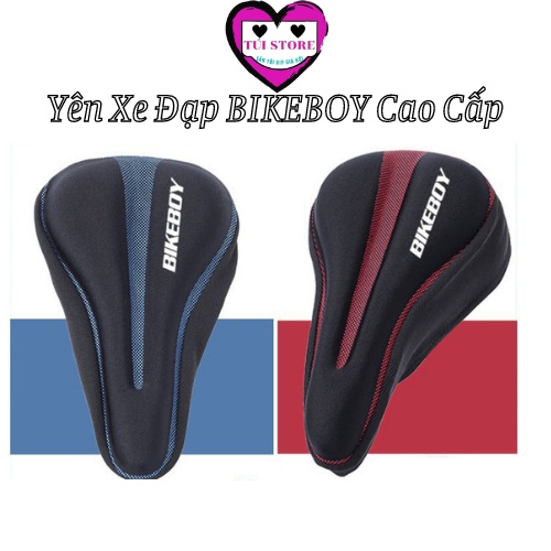 Bọc Yên Xe Đạp Thể Thao Loại GEL Bike Boy Cao Cấp, Êm Ái Thoáng Khí Tặng Kèm Bọc Trùm Yên