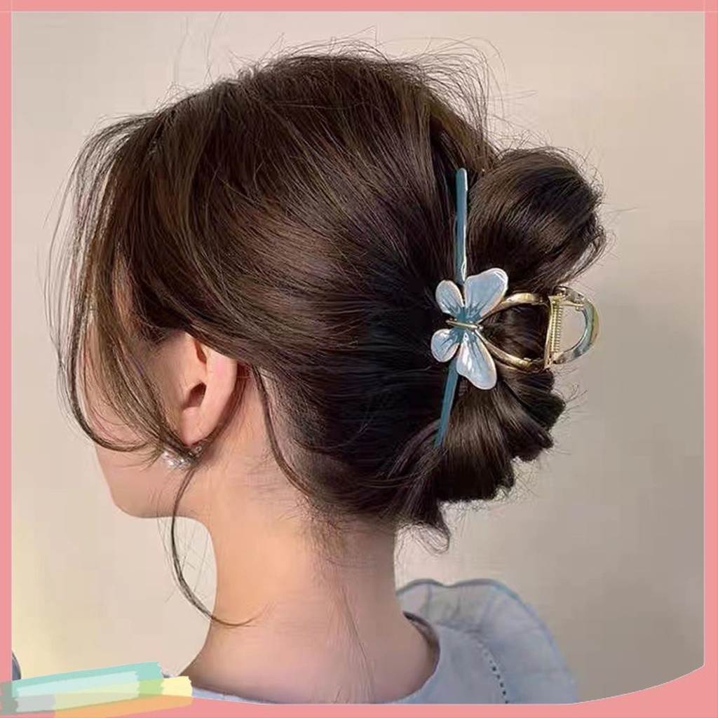 Kẹp Tóc Nữ Hợp Kim Trang Trí Hình Bướm Dễ Thương