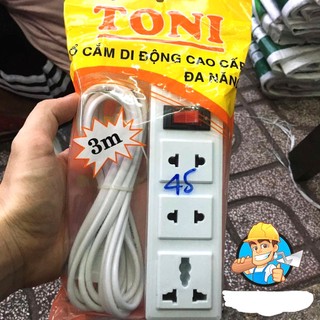 ổ cắm điện TONI 3m ,5m