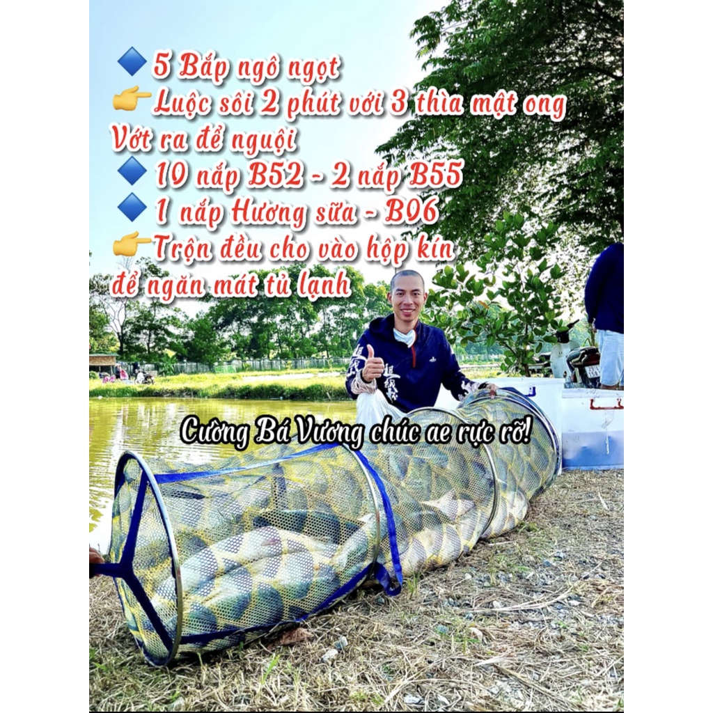 Hương liệu câu cá B52 Bá Vương - Buns Fishing