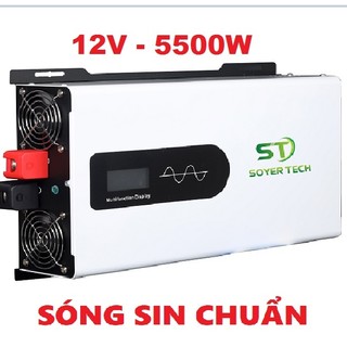 Kich nguồn điện sin chuẩn soyer tech-stw-5500w-12v lên 220v