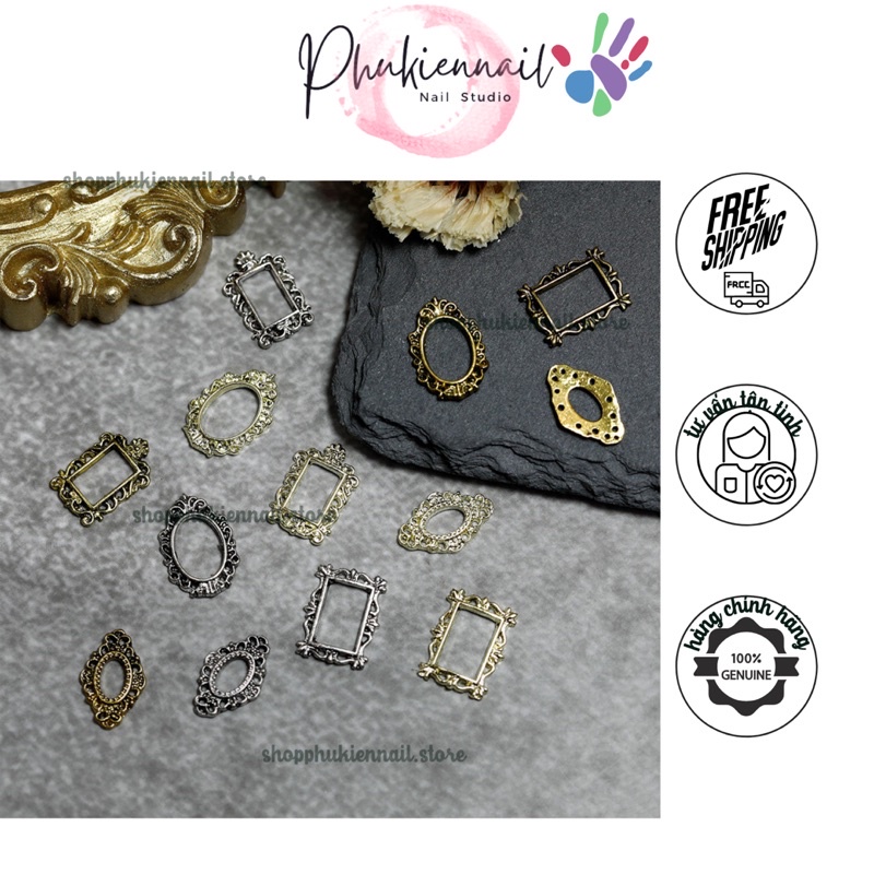 Charm khung ảnh kim loại mạ màu Cao Cấp hot trend siêu đẹp