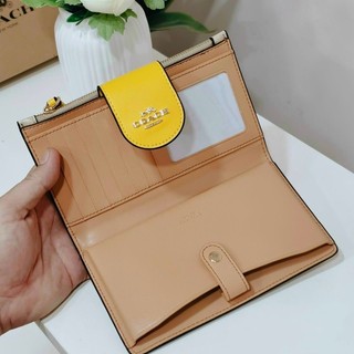 Ví dài C Tech phone nắp vàng