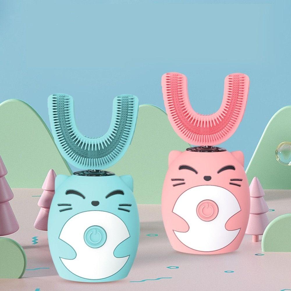 Bàn Chải Đánh Răng Điện Tử Siêu Âm Chống Thấm Nước IPX7 Chuyên Dùng Cho Bé