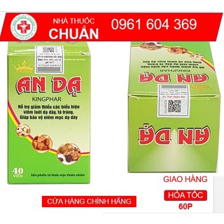 An dạ kingphar 40 viên - viêm loét dạ dày , trào ngược dạ dày thực quản
