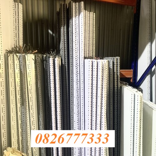 Thanh sắt v lỗ đa năng lắp giá kệ V3x3 hoặc 3x5 chiều dài 100,120,150cm có màu Trắng hoặc Xám ghi