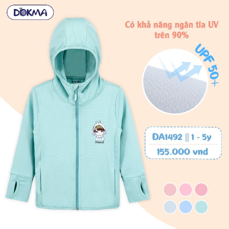 Áo khoác chống nắng vải mát lạnh Dokma DA1492