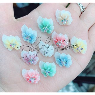 Hoa bột - hoa nail - hoa chân