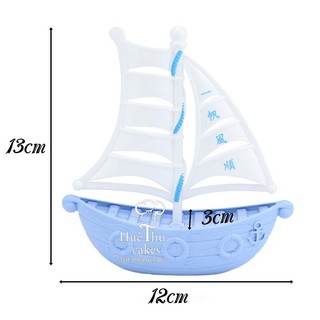 Thuyền Buồm trang trí bánh kem, bánh rau câu, xôi hoa