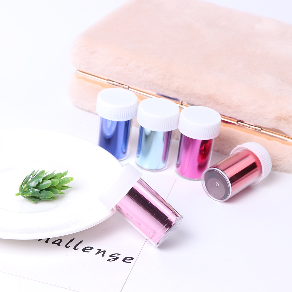 Cuộn giấy dán trang trí móng tay nghệ thuật STZPRONAIL màu sắc lấp lánh thời trang