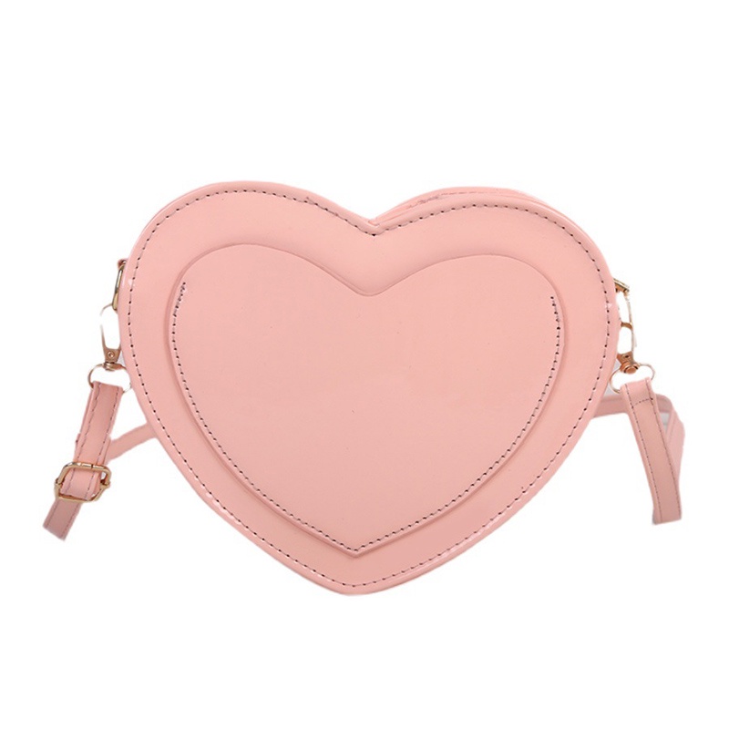Túi Đeo Chéo mini Họa Tiết Trái Tim Dễ Thương Thời Trang Cho Nữ