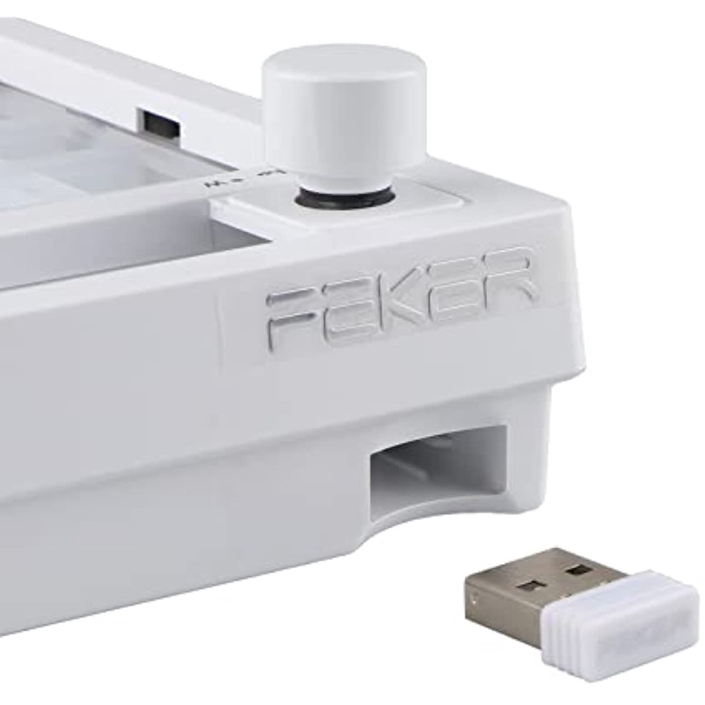 Bàn Phím Cơ Fer JJK21 20 Phím 1500mAh Bluetooth 5.0 / 2.4GHz / Núm Xoay Tương Thích Với 3 / 5Pi