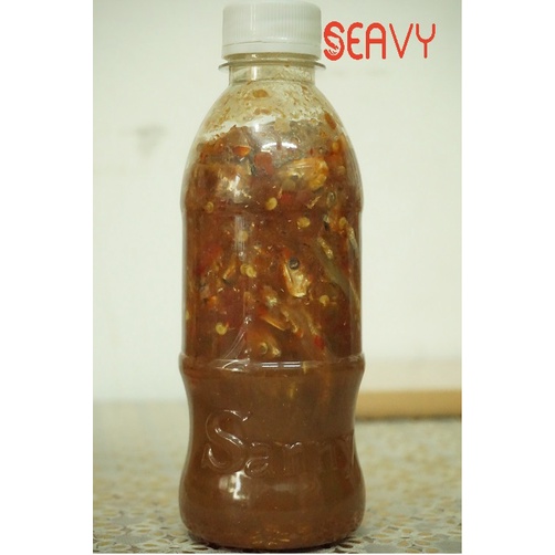 Mắm cái cá cơm Nha Trang nguyên con chế biến sẵn thơm nồng, chai 350 gram - Seavy