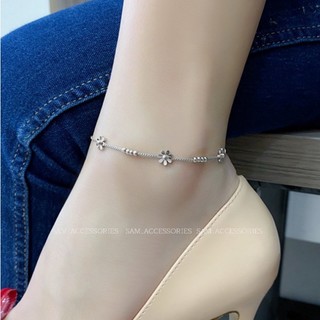 Lắc chân titan hoa cúc phối bi