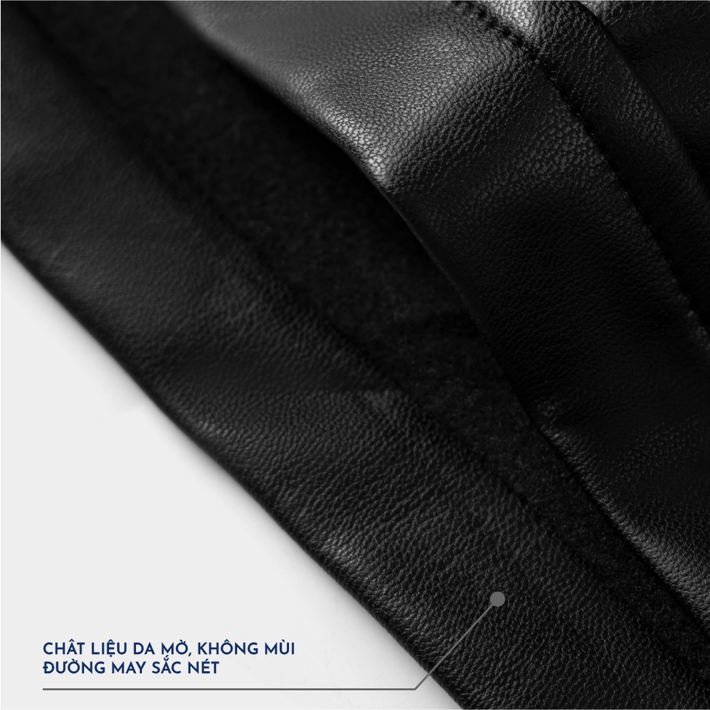 Chân váy da chữ A CHICMONKI MIMI LEATHER SKORT - CMT757