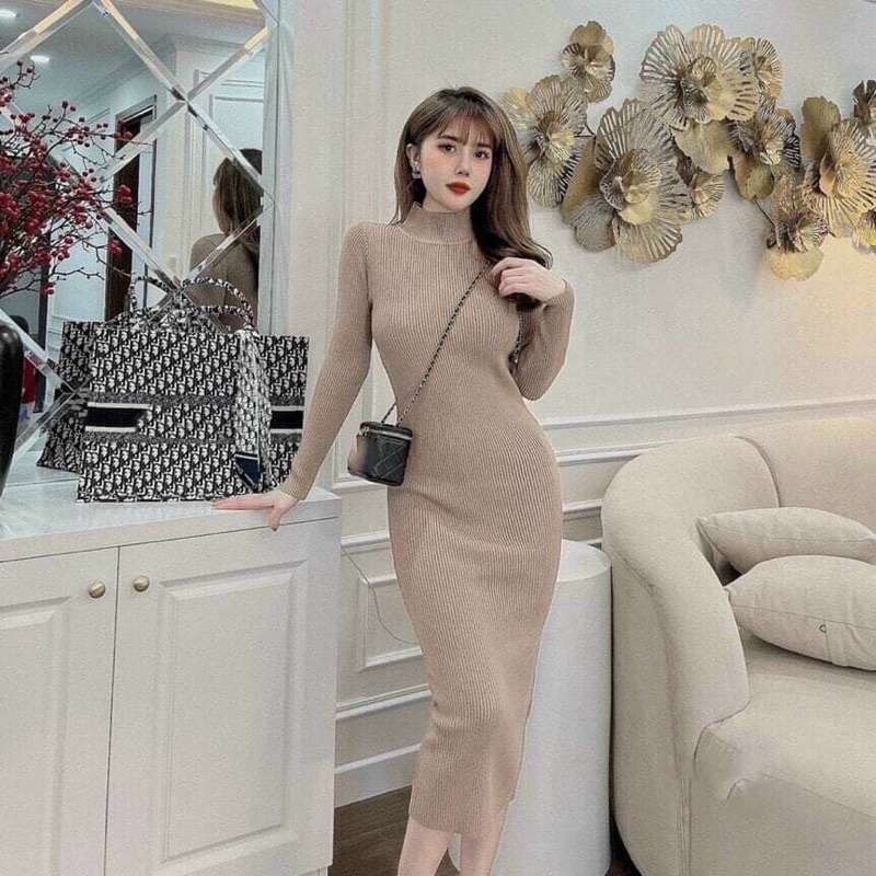 đầm len body V1931