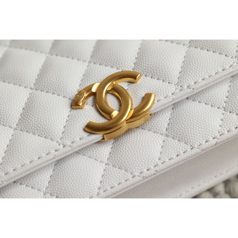 Túi xách nữ C.N Woc da thật sz19cm dây xích bản mới cực xinh box nam châm