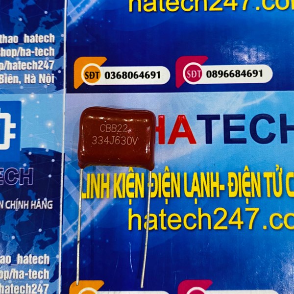 Tụ CBB 630V 334 330nF 0.33uF 15mm