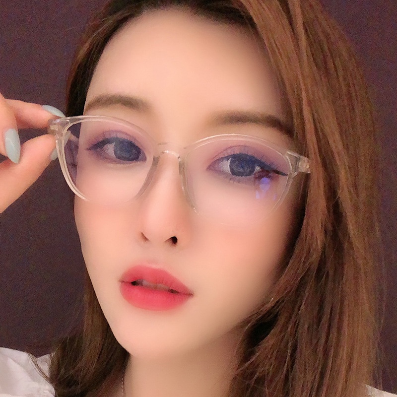 Kính Chống Bức Xạ Gọng Tròn Nhỏ Màu Kẹo Ngọt Thời Trang Hàn Quốc Cổ Điển