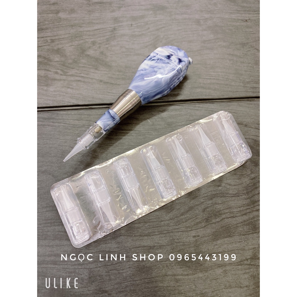 1 Vỉ Đầu Nhựa Ghép Máy Thần Thánh- Dụng cụ phun xăm Ngọc Linh