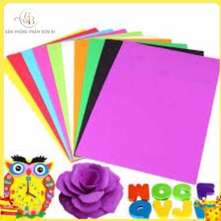1 miếng giấy mút Xốp 1 li 30cmx40cm, nguyên liệu trang trí trường mầm non