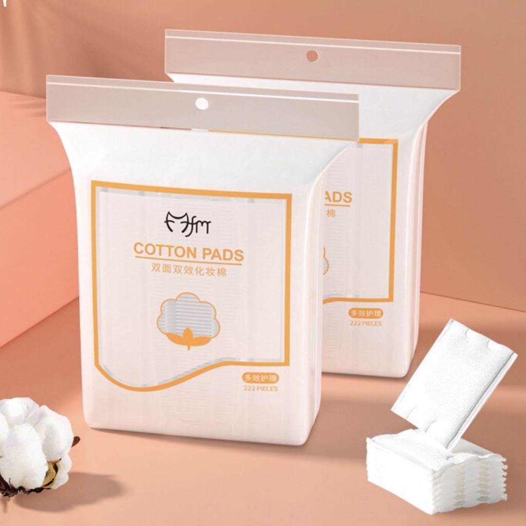 Bông Tẩy Trang Cotton Pads 222 Miếng 1 Túi Mẫu Mới 2022