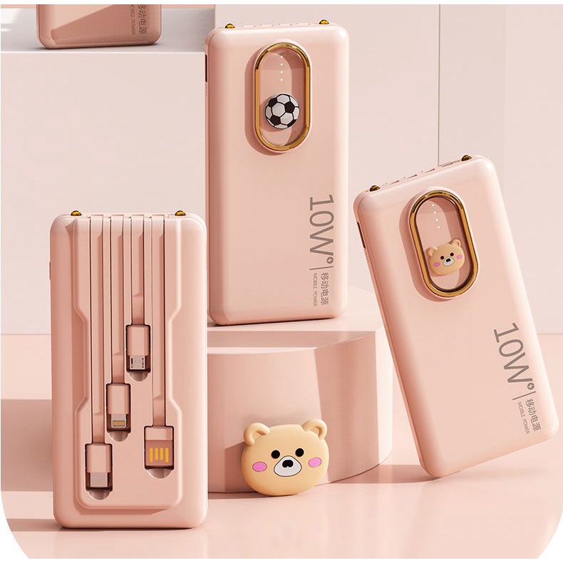 Pin Sạc Dự Phòng Mini 30.000 mAh PA03 Nhiều Cổng Đa Năng Kèm Sạc Nhanh Chất Lượng An Toàn Bền Bỉ Thiết Kế Nhỏ Gọn